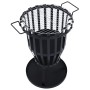 Garden brazier with BBQ grill stainless steel 47.5 cm by vidaXL, Chimneys - Ref: Foro24-47851, Price: 54,38 €, Discount: %