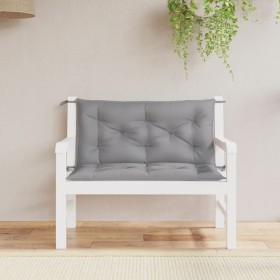 Garden Bench Cushions 2 Pcs Gray Oxford Fabric 100x50x7 cm by , Cushions for chairs and sofas - Ref: Foro24-361660, Price: 37...