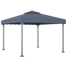 Anthrazitgrauer Aluminiumpavillon 300x300 cm von vidaXL, Zelte und Pavillons - Ref: Foro24-48059, Preis: 346,39 €, Rabatt: %