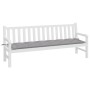 Garden bench cushion Oxford fabric gray 200x50x7 cm by , Cushions for chairs and sofas - Ref: Foro24-361641, Price: 41,99 €, ...