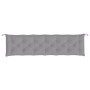 Cojín de banco de jardín tela Oxford gris 200x50x7 cm de , Cojines para sillas y sofás - Ref: Foro24-361641, Precio: 41,99 €,...