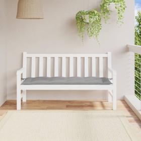 Cojín de banco de jardín tela Oxford gris 150x50x7 cm de , Cojines para sillas y sofás - Ref: Foro24-361603, Precio: 38,99 €,...