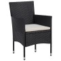 Garden dining chairs 2 units black synthetic rattan by , Garden chairs - Ref: Foro24-318495, Price: 135,68 €, Discount: %