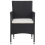 Garden dining chairs 2 units black synthetic rattan by , Garden chairs - Ref: Foro24-318495, Price: 135,68 €, Discount: %