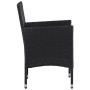 Garden dining chairs 2 units black synthetic rattan by , Garden chairs - Ref: Foro24-318495, Price: 135,68 €, Discount: %