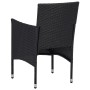 Garden dining chairs 2 units black synthetic rattan by , Garden chairs - Ref: Foro24-318495, Price: 135,68 €, Discount: %