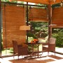 Garden dining set 3 pieces PE rattan brown tempered glass by , Garden sets - Ref: Foro24-3095931, Price: 200,99 €, Discount: %