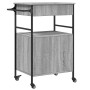 Sonoma gray engineered wood kitchen cart 56x43x89.5 cm by , Kitchen and dining carts - Ref: Foro24-842394, Price: 88,71 €, Di...