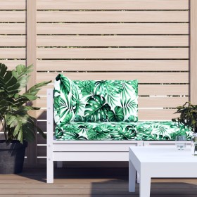 Cushions for pallets 3 units Oxford fabric leaf print by , Cushions for chairs and sofas - Ref: Foro24-379161, Price: 54,99 €...