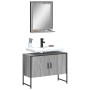 Set de muebles de baño 2 pzas madera de ingeniería gris sonoma de , Muebles de baño - Ref: Foro24-3214342, Precio: 102,58 €, ...