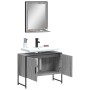 Set de muebles de baño 2 pzas madera de ingeniería gris sonoma de , Muebles de baño - Ref: Foro24-3214342, Precio: 102,58 €, ...