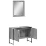 Set de muebles de baño 2 pzas madera de ingeniería gris sonoma de , Muebles de baño - Ref: Foro24-3214342, Precio: 102,58 €, ...