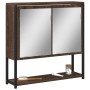 Bathroom mirror cabinet in brown oak wood 60x16x60 cm by , Dressing tables - Ref: Foro24-842425, Price: 53,92 €, Discount: %