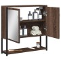 Badezimmerspiegelschrank aus braunem Eichenholz 60x16x60 cm von , Schminktische - Ref: Foro24-842425, Preis: 53,92 €, Rabatt: %