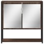 Bathroom mirror cabinet in brown oak wood 60x16x60 cm by , Dressing tables - Ref: Foro24-842425, Price: 53,92 €, Discount: %