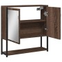 Bathroom mirror cabinet in brown oak wood 60x16x60 cm by , Dressing tables - Ref: Foro24-842425, Price: 53,92 €, Discount: %