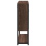 Armario con espejo baño madera marrón roble 60x16x60 cm de , Tocadores - Ref: Foro24-842425, Precio: 53,92 €, Descuento: %