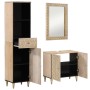 Conjunto de muebles de baño 3 piezas madera maciza de mango de , Muebles de baño - Ref: Foro24-3206318, Precio: 345,94 €, Des...