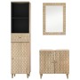 Conjunto de muebles de baño 3 piezas madera maciza de mango de , Muebles de baño - Ref: Foro24-3206318, Precio: 345,94 €, Des...