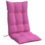 2 Stück Stuhlkissen mit hoher Rückenlehne, rosa Oxford-Stoff von , Kissen für Stühle und Sofas - Ref: Foro24-377662, Preis: 5...