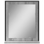 Sonoma Gray Engineered Wood Bathroom Mirror with Shelf by , Dressing tables - Ref: Foro24-842419, Price: 45,30 €, Discount: %