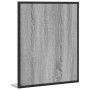 Sonoma Gray Engineered Wood Bathroom Mirror with Shelf by , Dressing tables - Ref: Foro24-842419, Price: 45,30 €, Discount: %