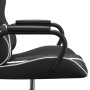 Silla gaming cuero sintético negro y blanco de , Sillones para videojuegos - Ref: Foro24-3143792, Precio: 112,83 €, Descuento: %