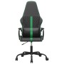 Black and green synthetic leather gaming chair by , Gaming chairs - Ref: Foro24-3143790, Price: 112,74 €, Discount: %