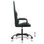 Black and green synthetic leather gaming chair by , Gaming chairs - Ref: Foro24-3143790, Price: 112,74 €, Discount: %