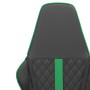 Black and green synthetic leather gaming chair by , Gaming chairs - Ref: Foro24-3143790, Price: 112,74 €, Discount: %