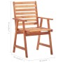 Garden dining chairs and cushions 6 units solid acacia wood by , Garden chairs - Ref: Foro24-3078373, Price: 420,29 €, Discou...