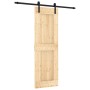 Sliding door with solid pine wood fittings 70x210 cm by , Doors - Ref: Foro24-3202975, Price: 175,03 €, Discount: %