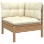 Garden furniture 9 pieces cushions solid pine wood by , Garden sets - Ref: Foro24-3096277, Price: 884,03 €, Discount: %