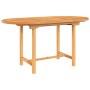 Extendable garden table solid teak wood 110-160x80x75 cm by , Garden tables - Ref: Foro24-363486, Price: 270,12 €, Discount: %