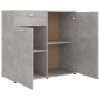 Aparador de madera contrachapada gris hormigón 80x36x75 cm de , Aparadores - Ref: Foro24-801827, Precio: 107,99 €, Descuento: %