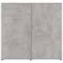 Aparador de madera contrachapada gris hormigón 80x36x75 cm de , Aparadores - Ref: Foro24-801827, Precio: 107,74 €, Descuento: %