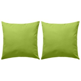 Outdoor cushions 45x45 cm apple green 2 units by , Cushions - Ref: Foro24-132290, Price: 28,99 €, Discount: %