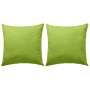 Cojines para exteriores 45x45 cm verde manzana 2 unidades de , Cojines - Ref: Foro24-132290, Precio: 28,64 €, Descuento: %