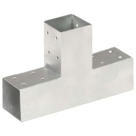 T-förmige Pfostenverbinder aus verzinktem Metall, 71 x 71 mm von , Zaunpfosten - Ref: Foro24-145455, Preis: 20,90 €, Rabatt: %