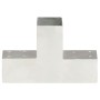 T-förmige Pfostenverbinder aus verzinktem Metall, 71 x 71 mm von , Zaunpfosten - Ref: Foro24-145455, Preis: 20,90 €, Rabatt: %