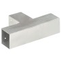 T-förmige Pfostenverbinder aus verzinktem Metall, 71 x 71 mm von , Zaunpfosten - Ref: Foro24-145455, Preis: 20,90 €, Rabatt: %