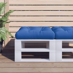 Blue fabric pallet sofa cushion 60x60x12 cm by , Cushions for chairs and sofas - Ref: Foro24-314384, Price: 22,39 €, Discount: %