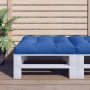 Cojín para sofá de palets de tela azul 80x80x12 cm de , Cojines para sillas y sofás - Ref: Foro24-314409, Precio: 33,95 €, De...