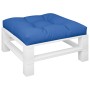 Cojín para sofá de palets de tela azul 80x80x12 cm de , Cojines para sillas y sofás - Ref: Foro24-314409, Precio: 33,99 €, De...