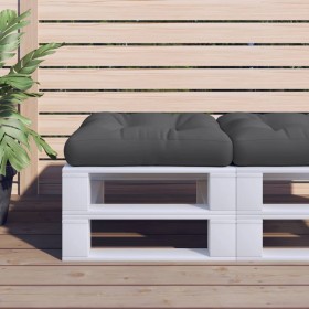 Black fabric pallet sofa cushion 58x58x10 cm by , Cushions for chairs and sofas - Ref: Foro24-314641, Price: 20,99 €, Discoun...