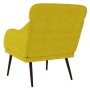 Sillón de terciopelo amarillo 63x76x80 cm de , Sillones - Ref: Foro24-351441, Precio: 89,02 €, Descuento: %