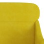 Sillón de terciopelo amarillo 63x76x80 cm de , Sillones - Ref: Foro24-351441, Precio: 89,02 €, Descuento: %