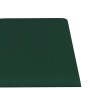 Wall panels 12 pcs dark green fabric 30x15 cm 0.54 m² by , Wall covering - Ref: Foro24-344014, Price: 24,30 €, Discount: %