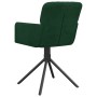 Sillas de comedor giratorias 2 unidades terciopelo verde oscuro de , Sillas de comedor - Ref: Foro24-344792, Precio: 143,99 €...