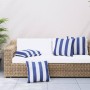 Decorative cushions 4 pcs blue and white fabric 40x40 cm by , Cushions - Ref: Foro24-360374, Price: 32,46 €, Discount: %